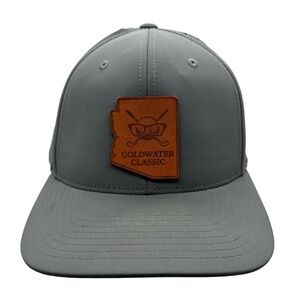 Branded Bills Goldwater Classic Gray Snapback Hat Perforated Golf Cap